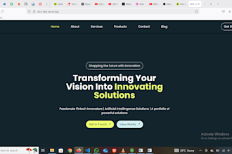 create a professional corporate website for your business