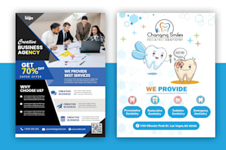 do modern creative business flyer poster brochure and magazine design