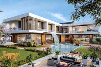 design your landscape or outdoor environment, 3d modeling