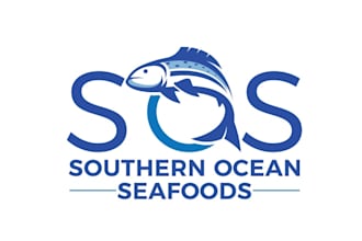 design lovely extremely good ocean seafoods logo