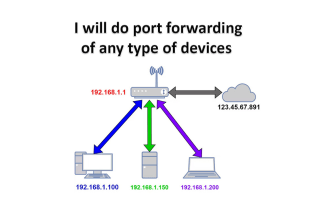 do port forwarding of any type of devices