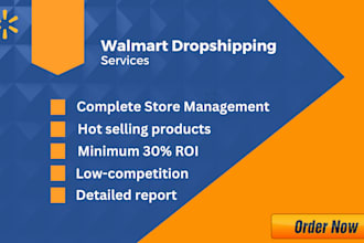 do amazon, home depot, target, costco to walmart dropshipping store management