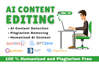 do complete ai content editing, rewriting and plagiarism removal