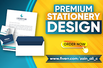 do professional business card, letterhead, and stationery design