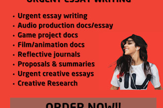 do urgent essay writing as an essay writer in creative studies