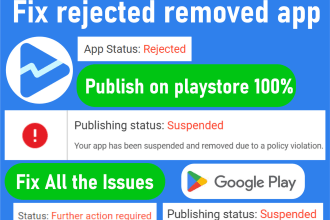 fix rejected removed privacy policy issues of android app to publish play store