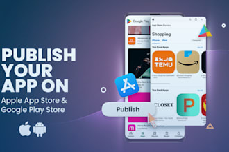 publish your react native ios or android app to playstore or appstore