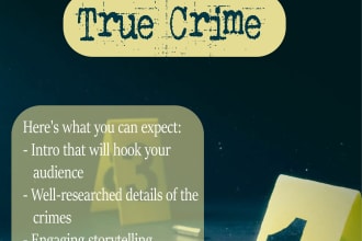 research and write gripping true crime stories that intrigue