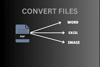 convert PDF to word or vice versa
