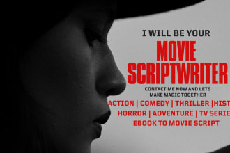 be your action movie screenwriter, writing feature films, movie scriptwriter