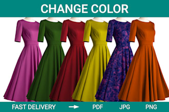 change color of image, product photo, logo, or recolor any object