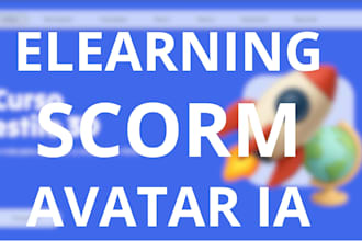 develop any elearning course in scorm format