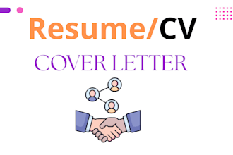 a clean, modern, and professional resume to land your dream job