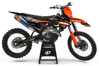 an amazing custom graphic kit for your mx motorcycle