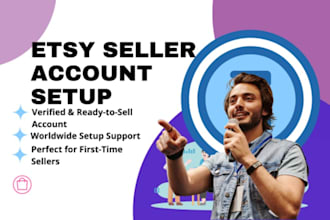 help you set up your first etsy seller account professionally