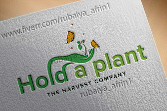 do unique modern minimalist logo design with copyright