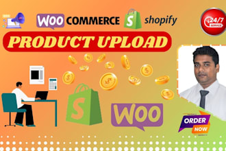 add or upload products on your shopify and woocommerce store