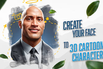 transform your photos into 3d cartoon character