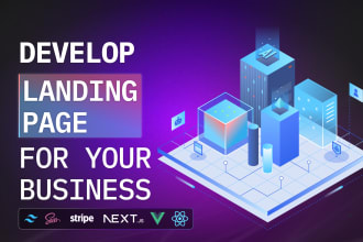 develop a responsive 3d website landing page in reactjs nextjs threejs