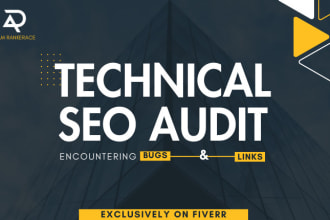 do a professional technical SEO audit report and a competitive website analysis