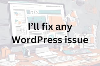 fix wordpress, HTML, CSS, PHP, and javascript issues