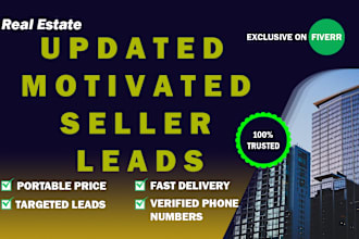 generate high quality real estate motivated seller leads with skip tracing