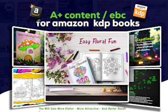 create professional a plus content for amazon KDP books