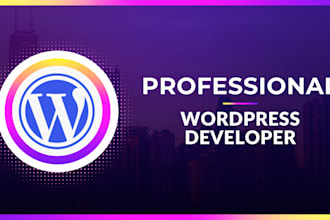 design and develop a wordpress website for your business