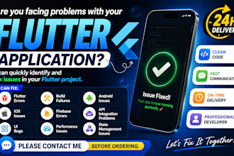 fix flutter app bugs and issues