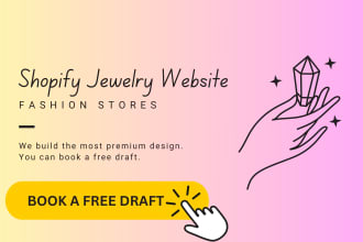 design shopify jewelry website and fashion shopify websites