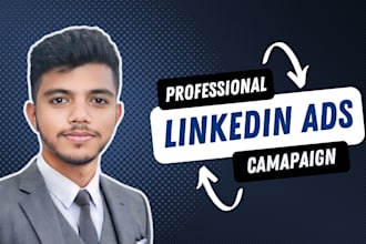 do professional targeted linkedin ads campaign for b2b lead generation