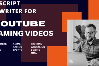 write scripts for gaming videos
