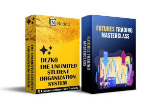 design digital product box mockup and online course covers