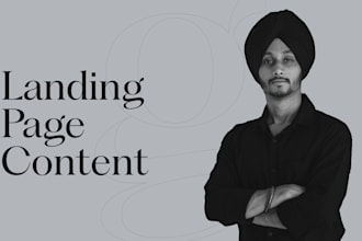 be your high converting sales funnel landing page copywriter
