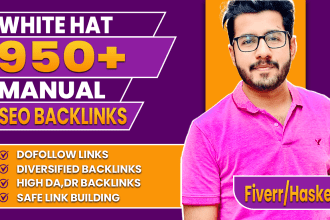 high quality dofollow SEO backlinks manual link building for google top ranking