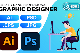 do any adobe illustrator or photoshop project