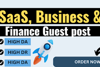 saas guest post on high da SEO dofollow backlinks on saas business finance