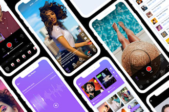 develop short video app tiktok clone android or ios with livestream