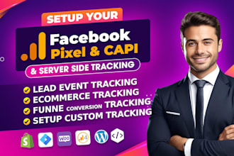 setup meta facebook pixel shopify, conversion API, GTM, ga4, tiktok, fix pixel