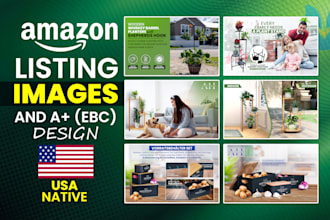 design amazon product listing images and infographic