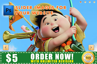design web slider banner images for your website