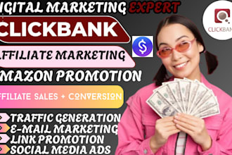 promote clicbkank affiliate marketing, amazon affiliate website link promotion