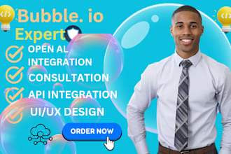 be your professional bubble io developer, web app developer