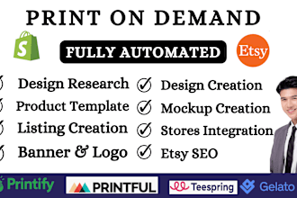 add product to your etsy print on demand dropshipping store, printify,  etsy pod