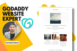 craft perfect godaddy website design or redesign