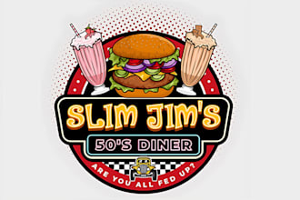 create a unique food , cafe and restaurant logo design