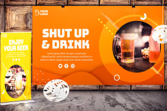 create custom backdrop, banner, and trade show booth for your exhibition