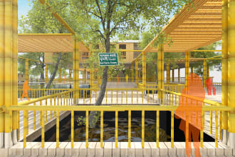 design resort, tourism center and park