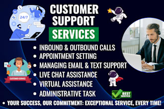 be your customer service representative and support agent