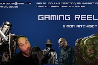 record characters for gaming and animation